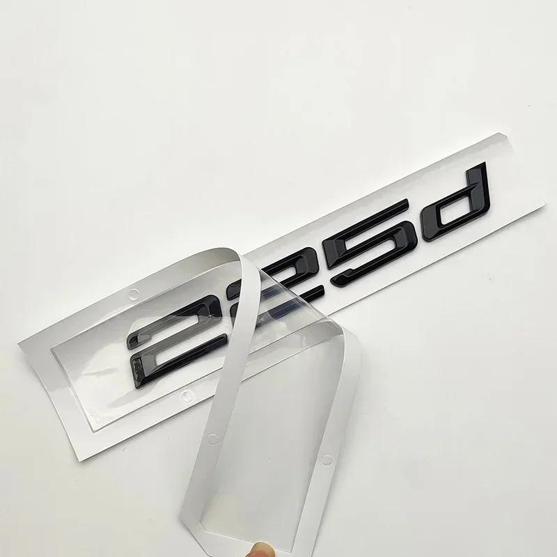 216d 218d 220d 225d 228d 230d 235d 240d Car Black Letter Logo Car Stickers for BMW F45 F22 F46 Trunk Decoration Auto Accessories LY8