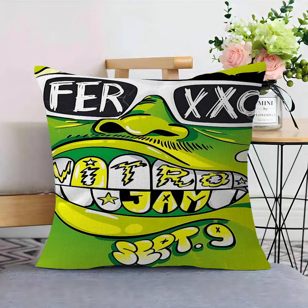 Feid FFerxxo Hot Singer Pillow Anime Pillow Sofa Bed Head Pillow Cover Cushion Cover x Cm Fashion