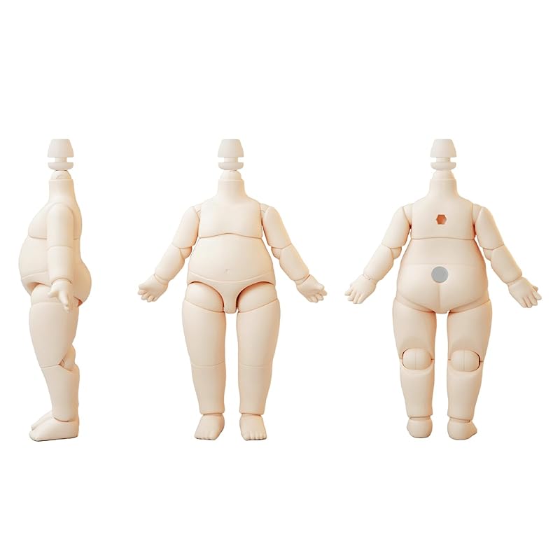 YMY 9,8 см грушевидное кукольное тело YMY 1/12 1/8 BJD GSC Кукольная голова Мини 1/12 Масштаб Милая толстая фигурка Подходит для подарка на Новый год молочно-белый