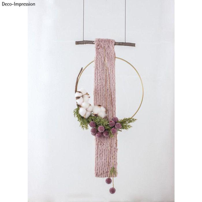 Anneaux en métal - RAYHER - 30 cm - Couleur or - Épaisseur 3 mm - Utilisation intérieure