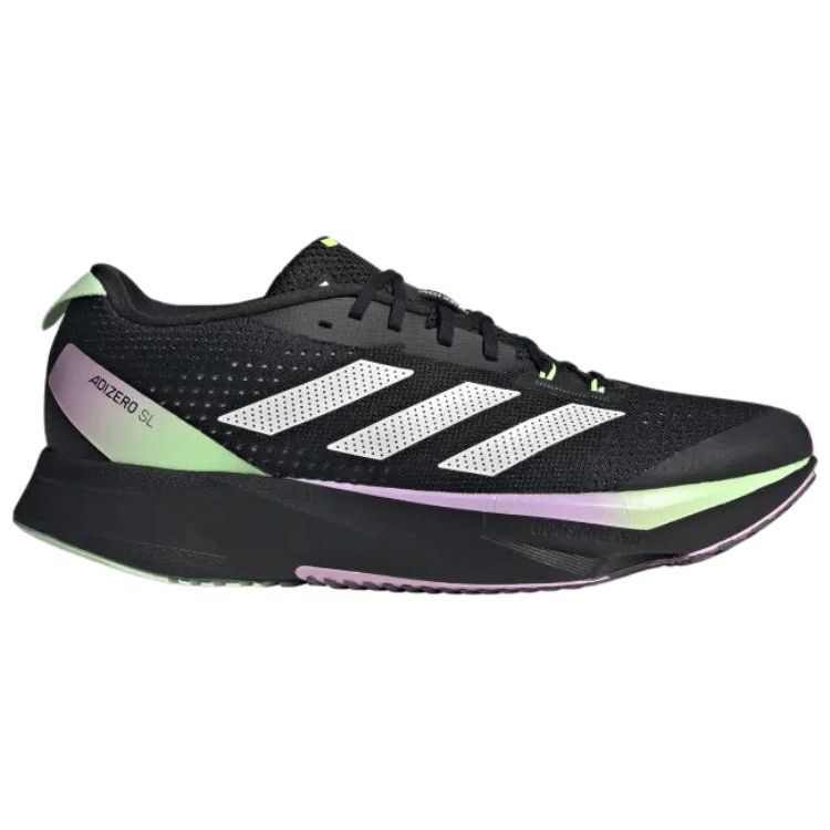 adidas Adizero SL Black Green Spark Мужские кроссовки Core-Black Zero-Metallic IG3334