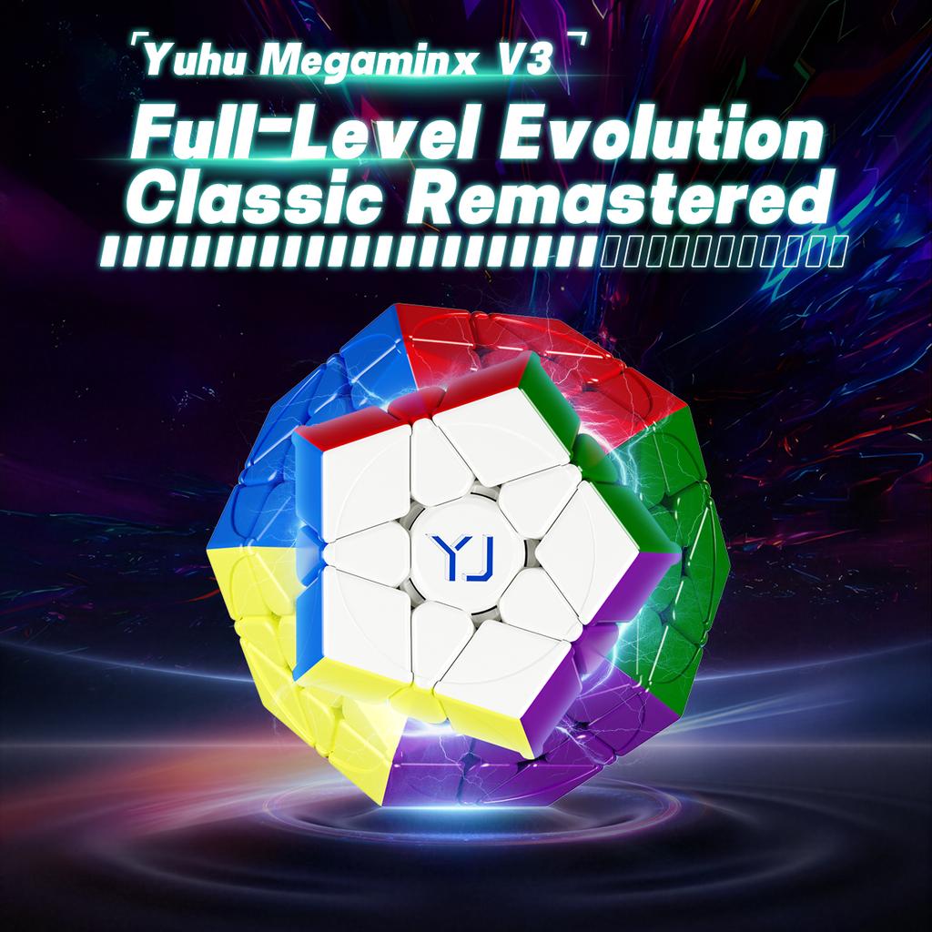 Yongjun Yuhu V3 Мегаминкс Магнитный / Маглев Профессиональная Головоломка Кубик Рубика Образовательная Игрушка Yj Специальный Магический Куб Хорошего Качества
