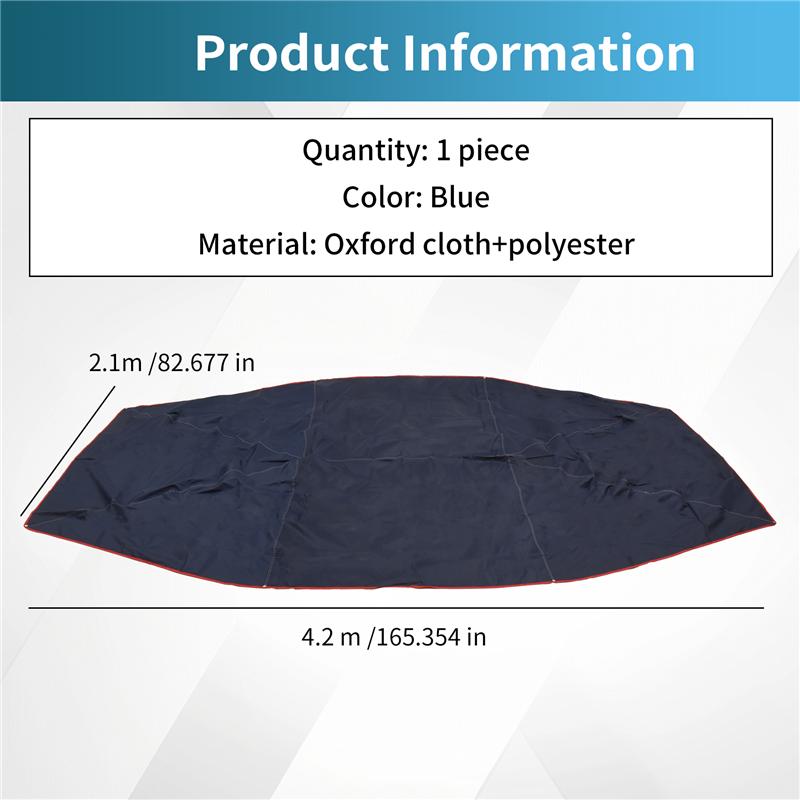 Универсальный автомобильный козырек от солнца, зонтик, тент, ткань, защита от ультрафиолета, водонепроницаемый 4X2,1 м