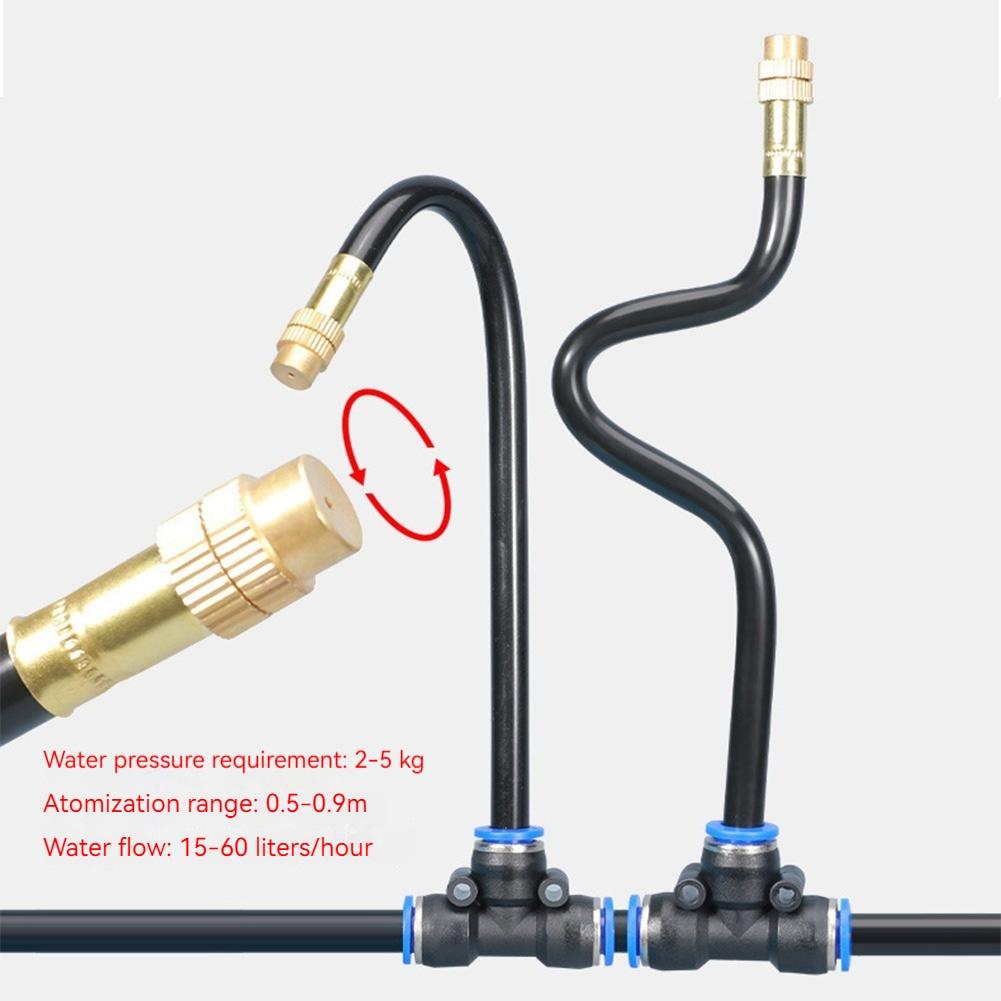 5-20 м Автоматическая система полива сада, система туманообразования, 360-градусная капельница с возможностью сгибания, набор для капельного полива, набор шлангов для полива сада, устройство