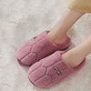 Order Two Size Up Women's Slippers Autumn Warm Plush Slipper Bedroom Ladies Comfortable Soft Cotton Shoes