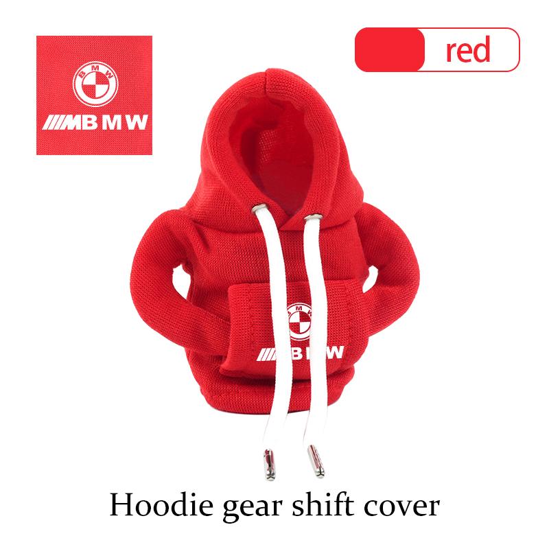 Hoodie Car Gear Shift Knob Cover Gearshift Interior Decor Hoodie For BMW M Performance Alpina M3 M5 M6 X1 X3 X4 X5 G20 QU3