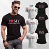 I Love My Girlfriend T-Shirt Gift Joke Mens Birthday Gift Top Tee Valentines Day
