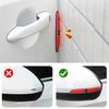 AAVQ1 4pcs Rubber Bumper Strip Car Door Anti-Collision Emblem Sticker For Mercedes Benz AMG CLA CLS W212 W213 W204 W205 W176 GLC