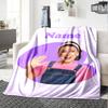 Custom Name Ms. Rachel Theme Printed Blanket - Perfect for Couch, Bed, Travel & Outdoor Use | Machine Washable, Cozy & Durable.