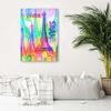 Canvas print, Neon Paris