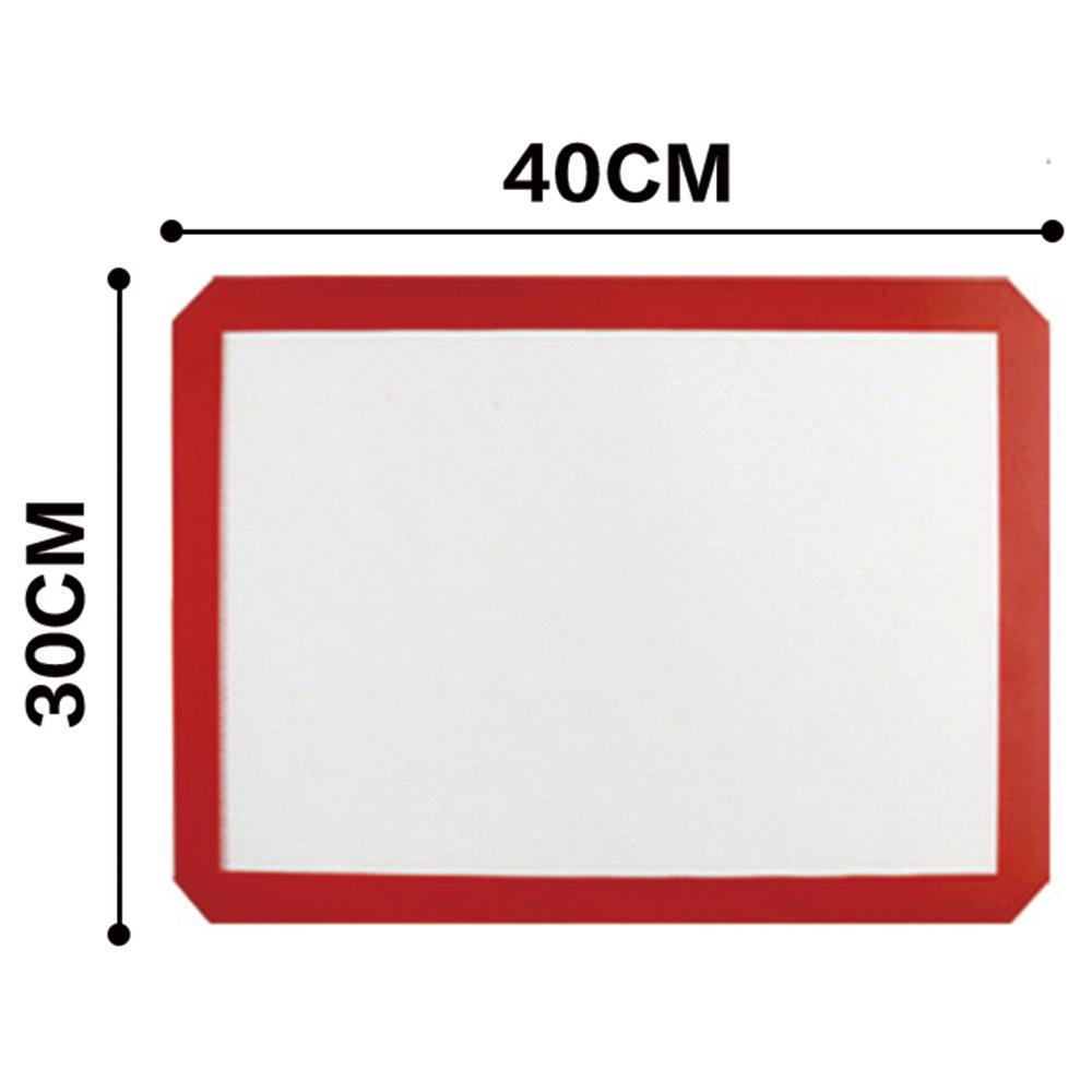 1шт большой размер антипригарный силиконовый коврик для выпечки для торта и печенья