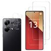 Закаленное стекло для Xiaomi Redmi Note 13 Pro 4G и защита камеры [Упаковка 2 шт.] Защитная пленка Phonillico®