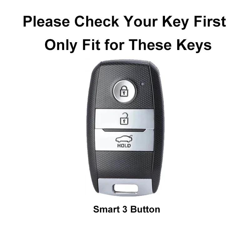 Чехол для автомобильного ключа из ТПУ кожи для Kia Picanto Sportage 2017 2020 RIO 3 Cerato 4 Soul K5 Ceed Optima Seltos Sorento Аксессуары