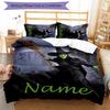 3pcs The Wizard of Oz3 Cover Set - Personalized Name, HD Printed Bedding with 1 Cover and 2 Pillowcases - Perfect for Home Decor, Easy Care