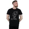 Looney Tunes Mens Tweety Pie Outline T-Shirt