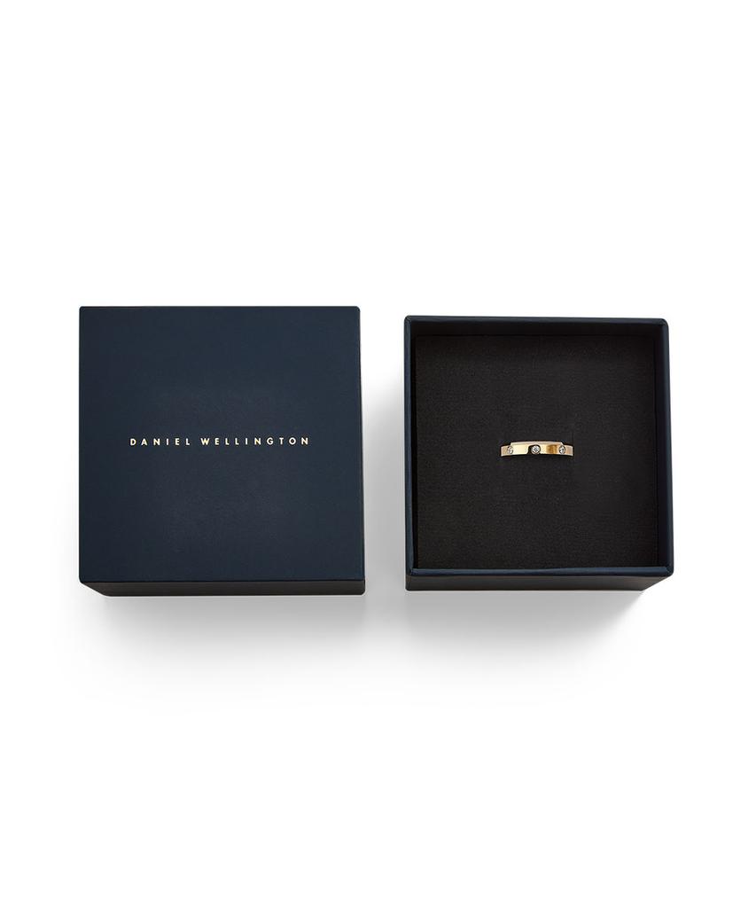 Кольцо Daniel Wellington Classic Lumine 4 мм с кубическим цирконием, многослойное, женское, модное