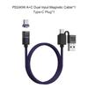 240 В Магнитный кабель для зарядки PD3.1 5A Быстрая зарядка USB C Кабель Магнитный шнур для зарядки телефона для 17 Pro Max Samsung
