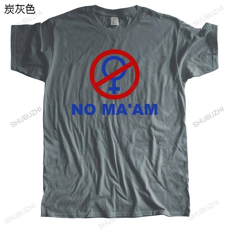 Summer Fashion NO MAAM funny bundy joke parody party Mens Cotton TShirt ONeck Style HipHop Tops Tees cotton tshirt for boys