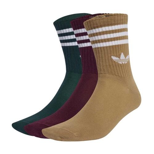 Adidas Childrens/Kids 3 Stripes Crew Socks (Pack of 3)
