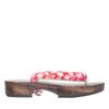 WHOHOLL Geta Japanese Children's Clogs Kimonos Wooden Slippers For Female Kids Slippers Lovely Lolita Flip Flops Shoes Summer