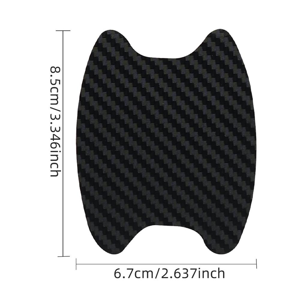 4 шт./компл. наклейки на дверь автомобиля, углеродное волокно, устойчивое к царапинам покрытие, защитная пленка для автомобильных ручек, внешние автомобильные аксессуары