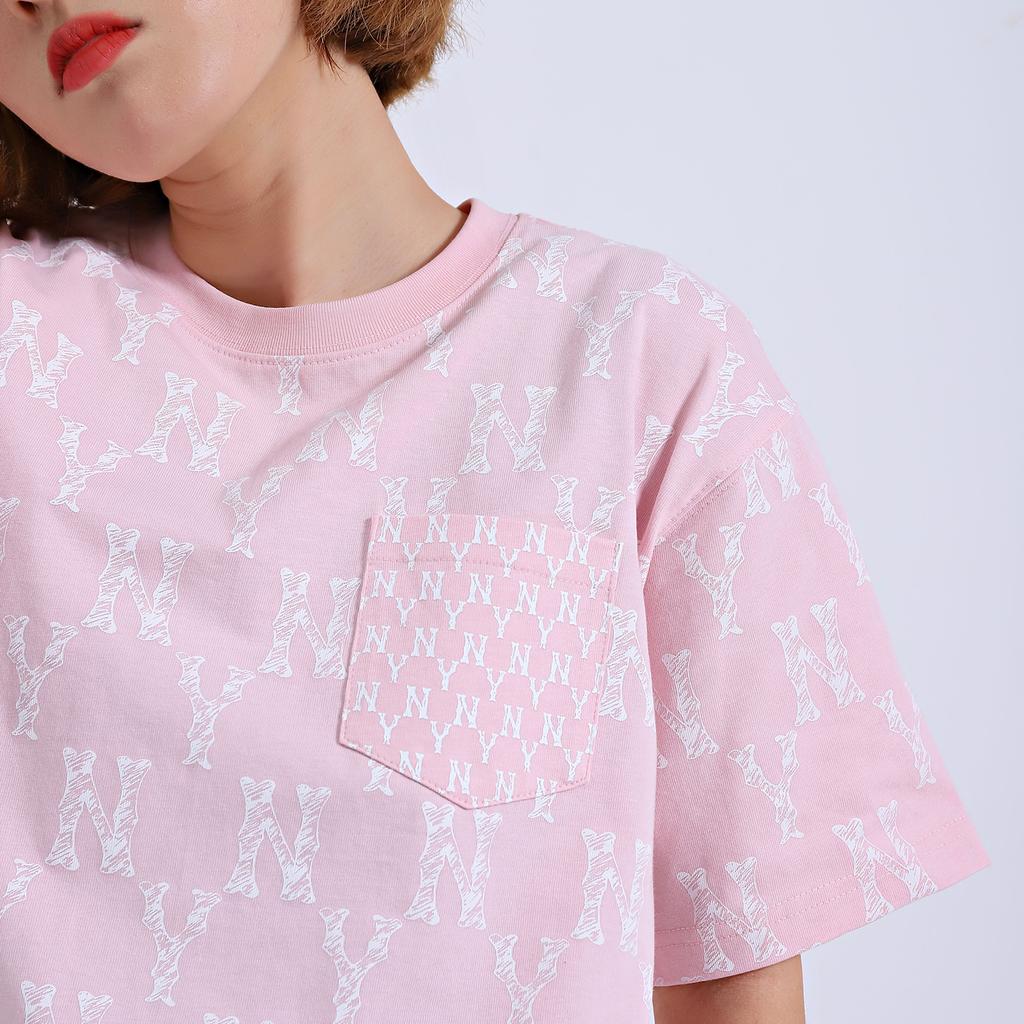 Новые футболки MLB для ветеранов, унисекс, розовые 31TSM4131-50P