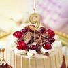 Gold Number Birthday Numeral Candles Number Cake Decor for Adults/Kids Party
