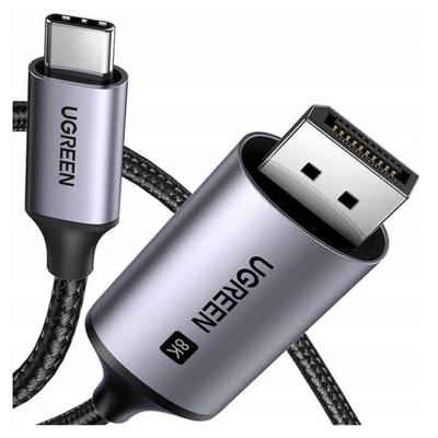 Кабель USB-C на DisplayPort Ugreen 8K 2M 25158 (Черный)