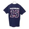 JERZEES 90s Vintage USA Made Yokohama Marinos Jersey Number 25 Murakami Short Sleeve Soccer Player Nakamura T-shirt Men's Used