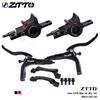 ZTTO Bicycle CNC Hydraulic Disc Brake Caliper Front Rear Handle Mineral Oil Brakes Calliperplate With Adapter BB5 Brake Pads