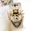 For Samsung Galaxy J2 Prime Grand Prime G530 G531F G532G Feather Crown Initial Letter Phone Case Soft Silicone Covers Bumpers