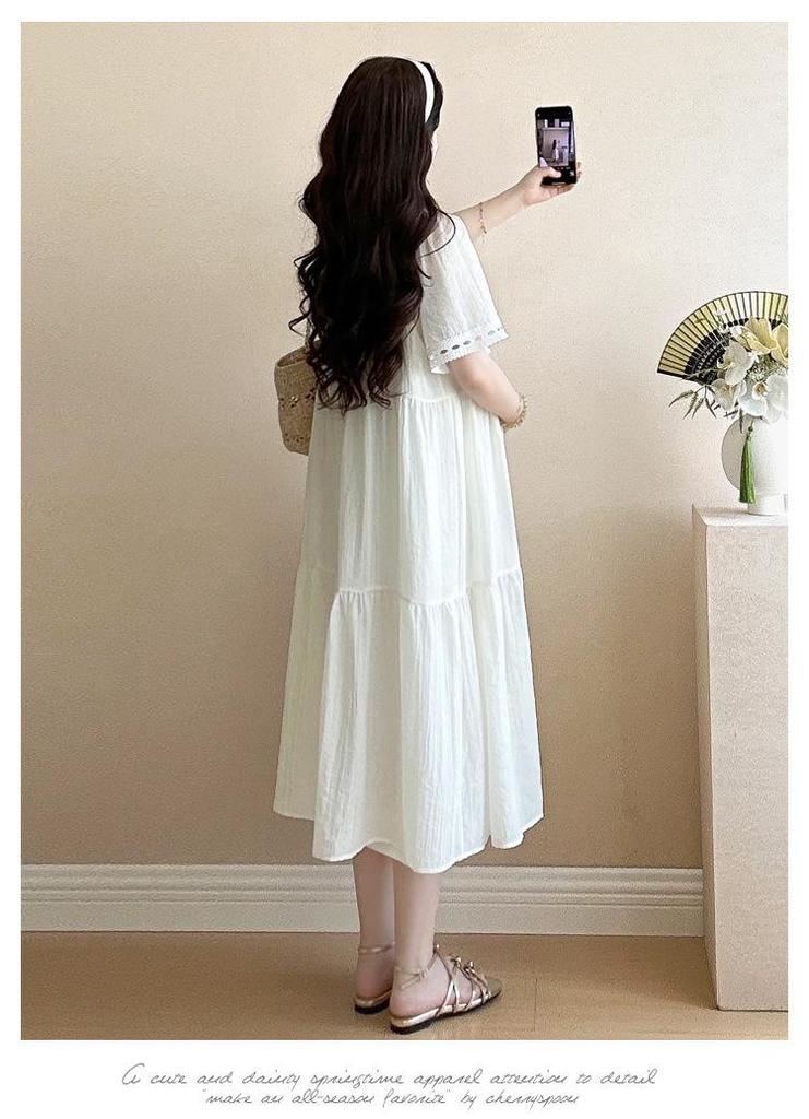 Spring/Summer 2026 Bohemian Ethnic Maternity Skirt