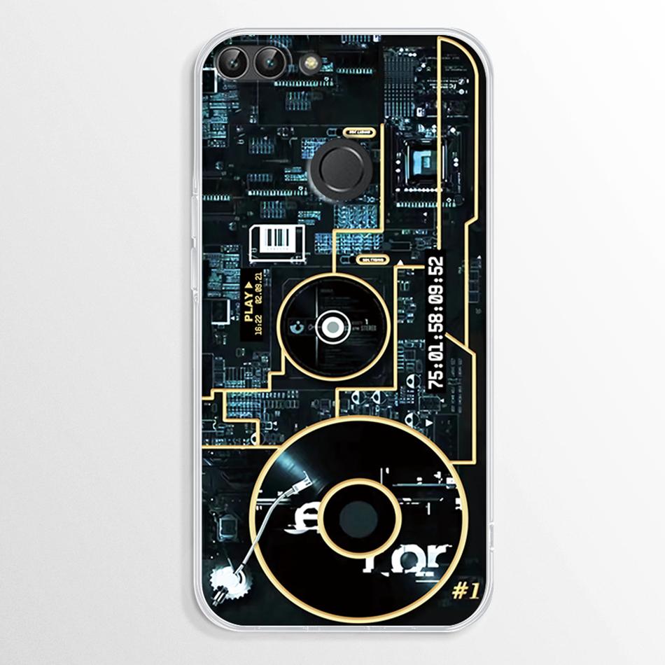 Чехол для Huawei P Smart 2018 FIG-LX1 FIG-LX2 FIG-LX3 Задняя крышка Мягкий силикон Мраморный Прозрачный Чехол для телефона Для Huawei P Smart Capa