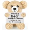 Penguin & Bear Wool Crochet Dolls with Potted Salamander Design