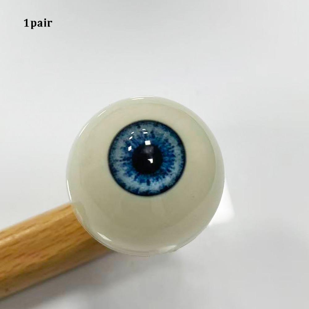 1pair 20mm Acrylic Fake Eyes Eyeballs 10 Styles DIY Doll Making Crafts For BJD Doll