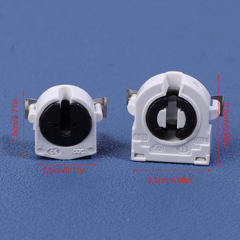 5 шт. Патрон для люминесцентной лампы T5 T8 с цоколем G5 G13, нешунтированный, термостойкий, AC 500 В 2 А для светодиодной люминесцентной лампы
