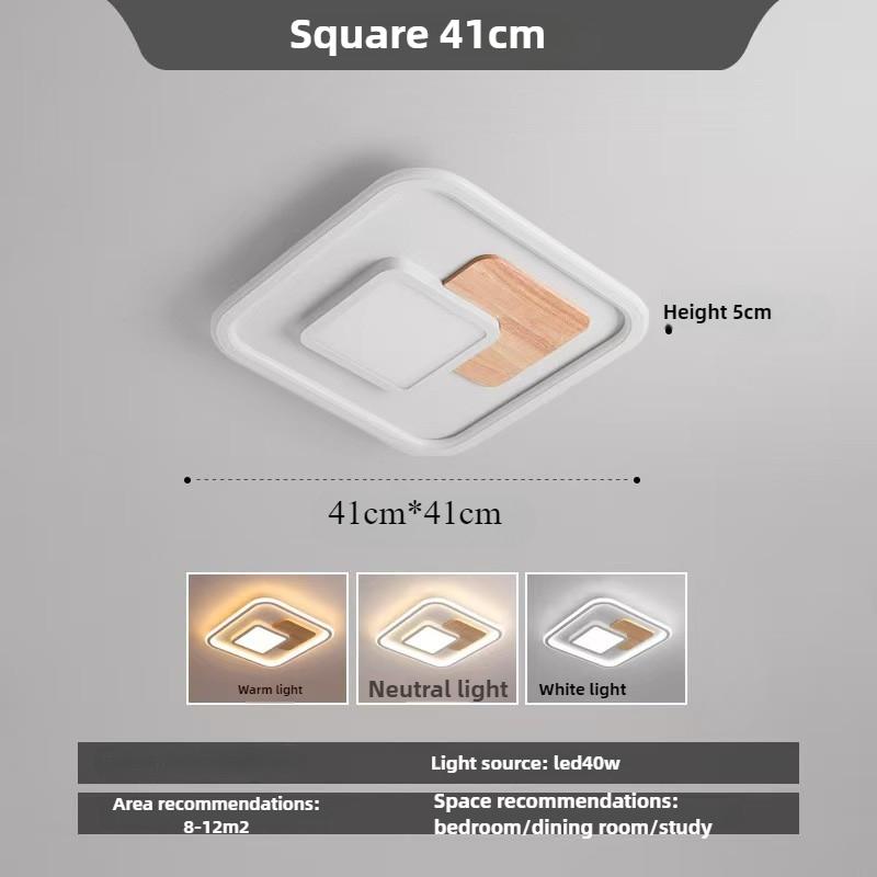 Роскошный современный квадратный светодиодный потолочный светильник с 3 вариантами цветовой температуры Премиум-дизайн для спальни, столовой, гостиной, кухни
