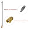 1Pcs Stainless Steel Washer Extension Wand Straight Electric Washer Nozzle New Spray Lance Rod