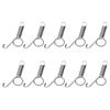 10Pcs Spring Door Latches For Rabbit, Quail, Chicken Cages & Other Pet Cage Door