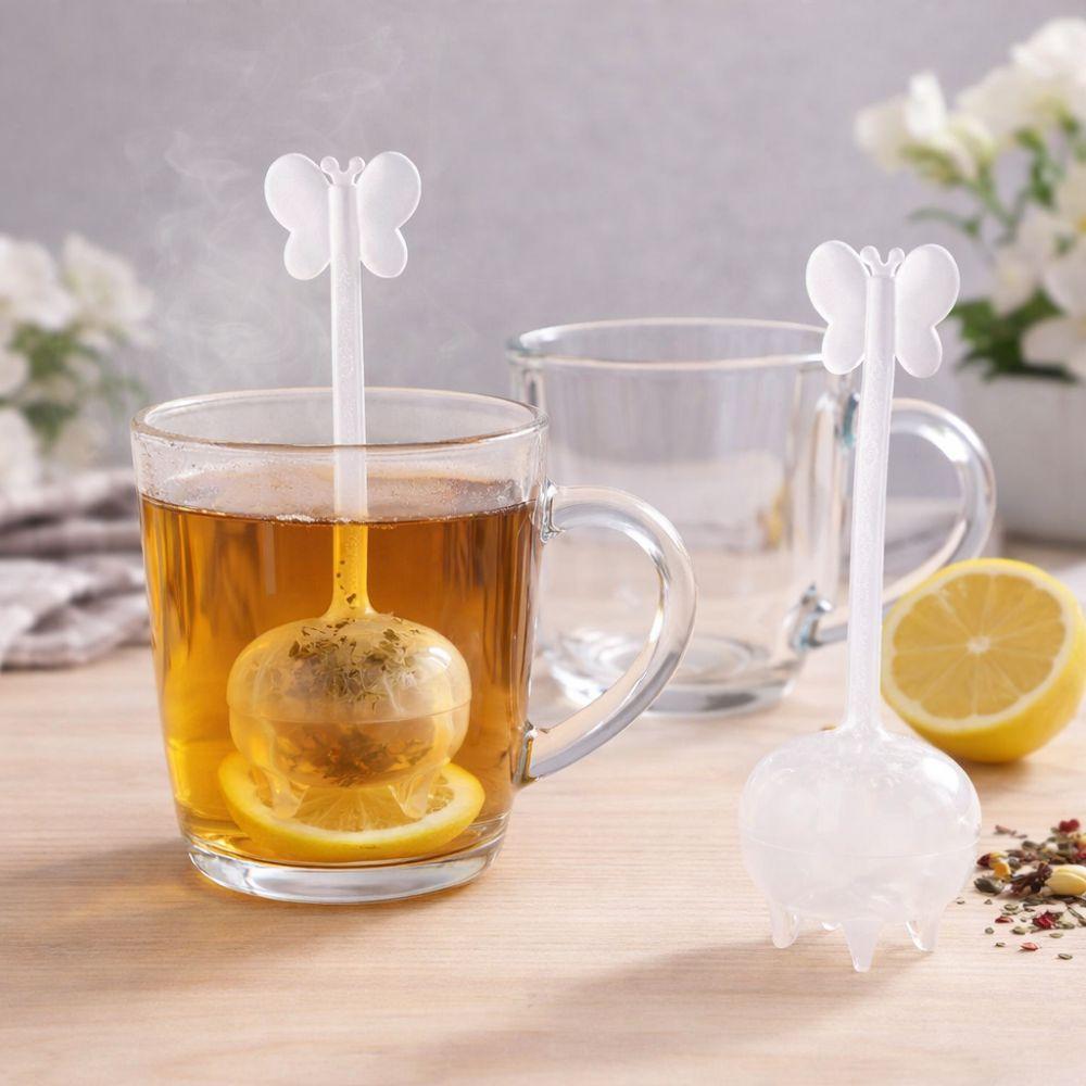 Food Grade Lemon Tea Maker Plastic Tea Infuser Stirring Tool Tea Strainer Home Office