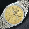 ВОССТАНОВЛЕННЫЕ ВИНТАЖНЫЕ МУЖСКИЕ ЗОЛОТЫЕ ЧАСЫ SEIKO 5 AUTOMATIC 6309A ЯПОНИЯ a442288-1