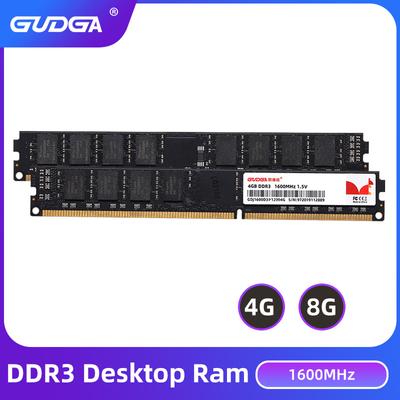 Gudga Ddr3 4 ГБ 8 ГБ оперативной памяти для настольных ПК ОЗУ 1600 МГц 1,5 В 240 контактов для настольных ПК Dimm Pc Ddr3 Memoria Ram Ddr3 8 ГБ 4 ГБ настольной оперативной памяти