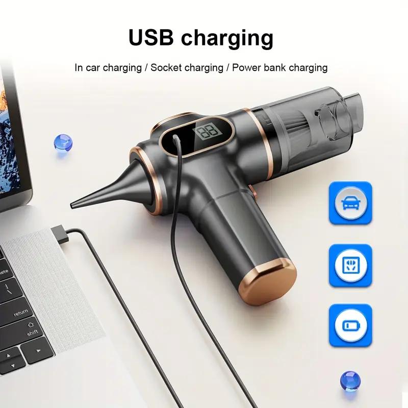 5в1 беспроводной автомобильный пылесос 1 шт. 29000Па ручной вакуумный насос 3000мАч USB зарядка цифровой дисплей для автомобиля офис бытовая техника
