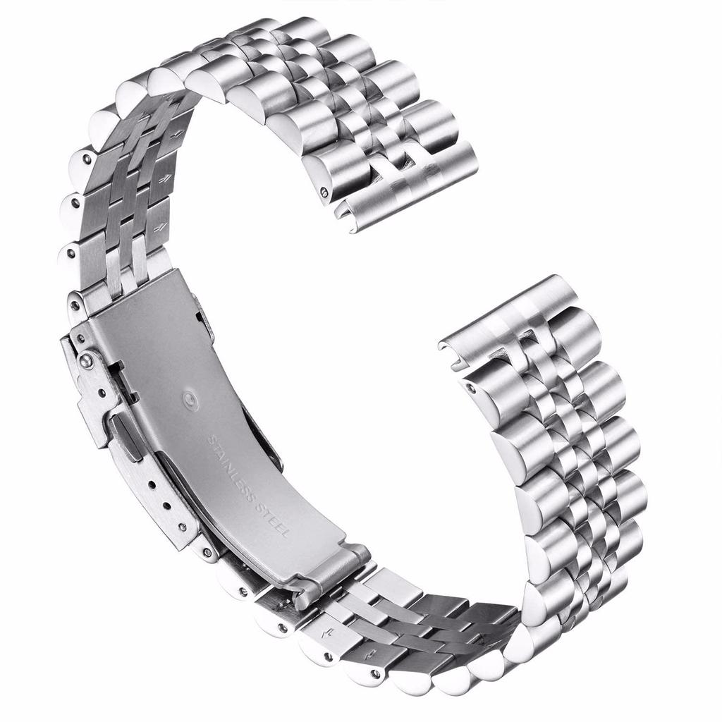 Watch Band Stainless Steel Watch Strap Metal Watch Band Metal Watch Strap 18mm 20mm 22mm 24mm 26mm Replacement Smart Watch Strap Highly Durable Men