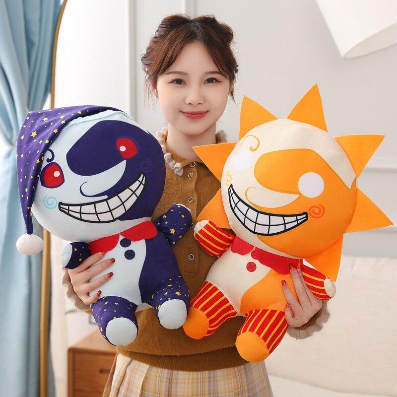 Sundrop Fnaf Sun Clown Creative Sitting Plush Toys Stuffed High Quality Type Gifts For Kids Home Decro