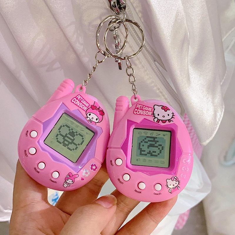 Hello Kitty Игровая консоль для питомцев Брелок-подвеска Шармы для рюкзака Брелок-подвеска Аксессуары Подарок на вечеринку Многофункциональный брелок
