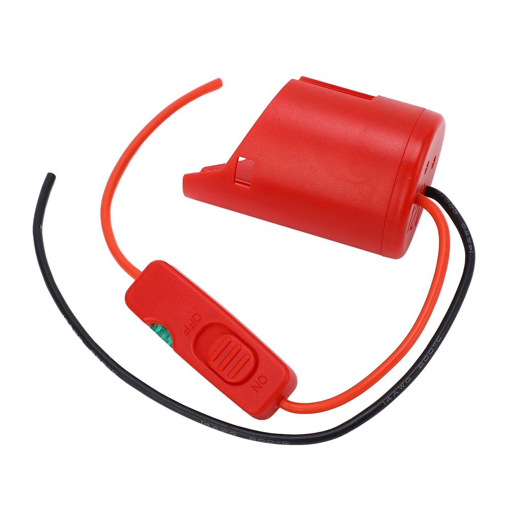 Адаптер для литиевой батареи 12 В, преобразователь батареи электроинструмента с клеммной колодкой с предохранителем 30 А