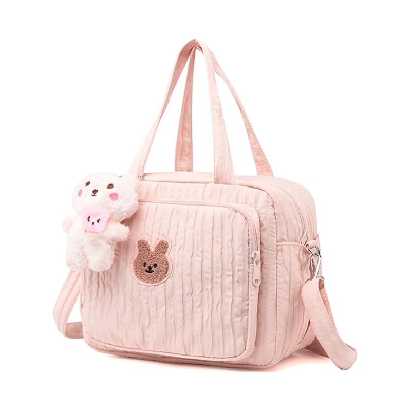 Lushandy Baby Diaper Bag Tote, Mommy Bag Cute Diaper Bags Crossbody Baby Bags for Girl Pañaleras Para Beb