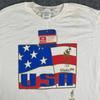 Мужская футболка Hanes USA Olympic L Белая Атланта 1996 Графическая Винтажная Футболка Новая с биркой