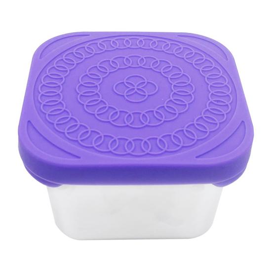 1 комплект, герметичный портативный контейнер для хранения продуктов из нержавеющей стали с силиконовой крышкой для офисных путешествий, 1 комплект